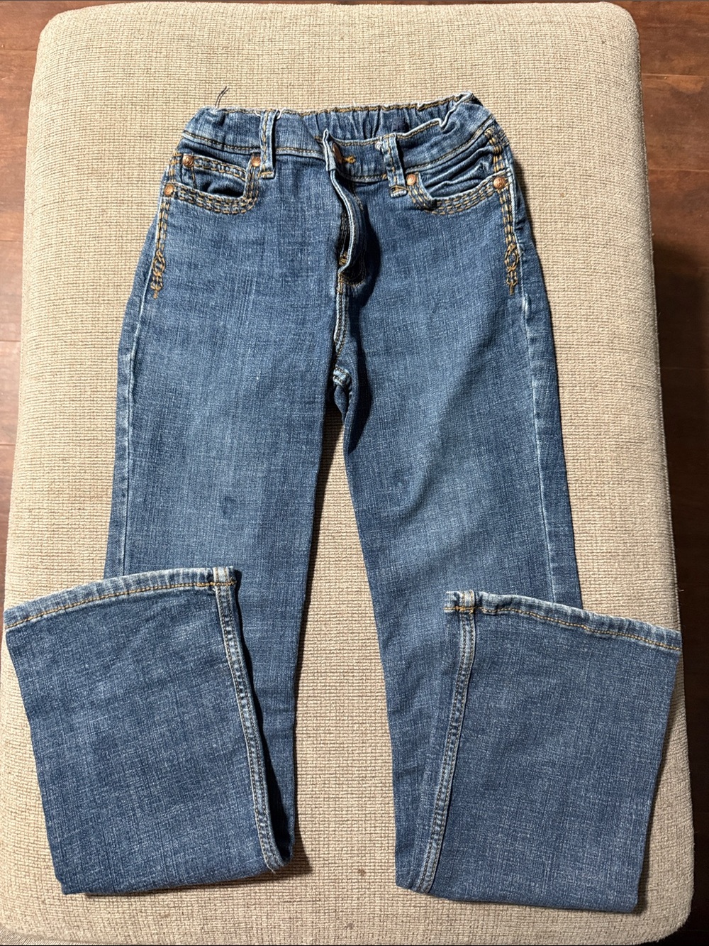 Girls Wrangler jeans.